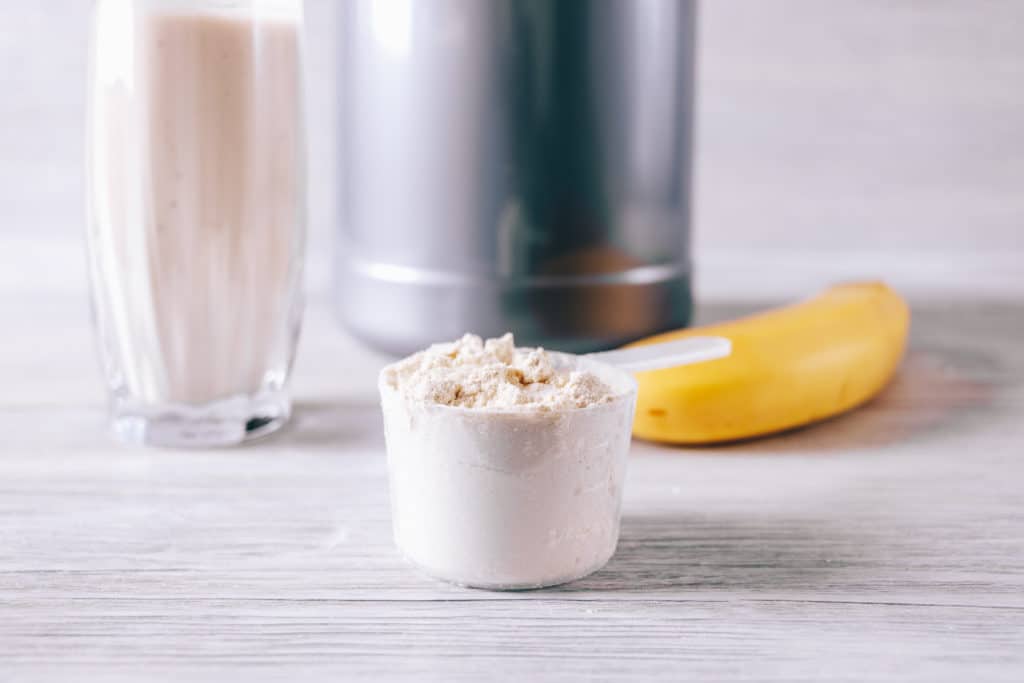 vegan protein powder with banana