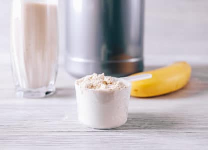vegan protein powder with banana
